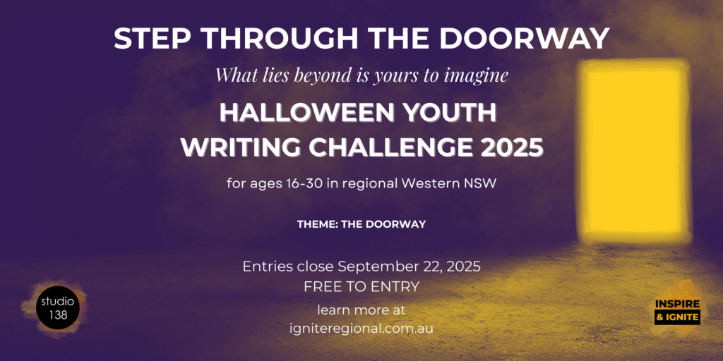 Enter the inspire&ignite Halloween Youth Writing Challenge 2025 halloween youth writing challenge (banner landscape)